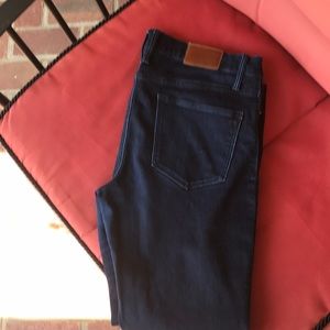 Madewell dark wash skinny jeans